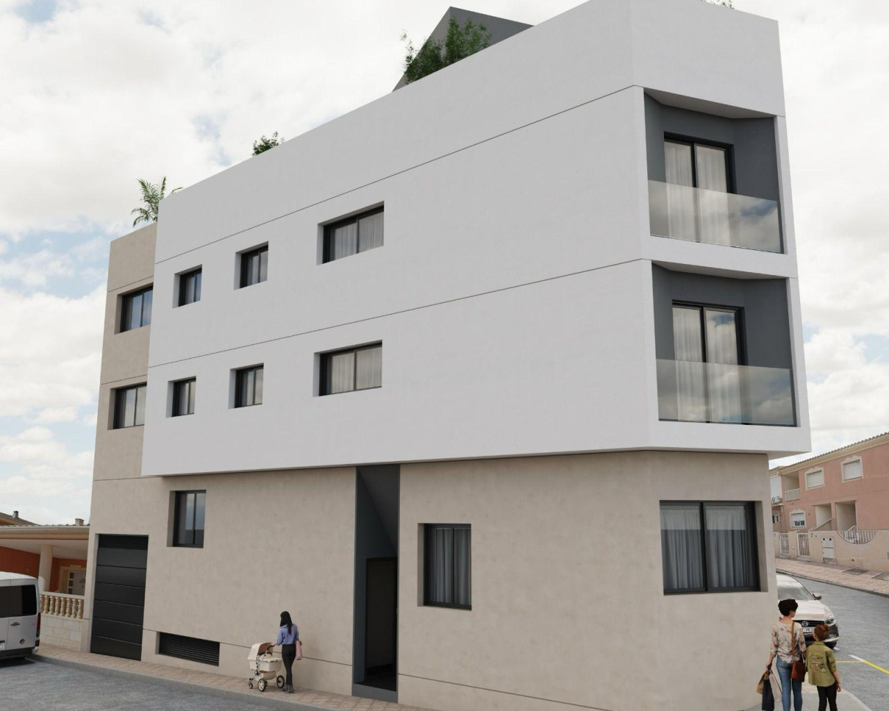 Apartment - New Build - Mazarron - pueblo