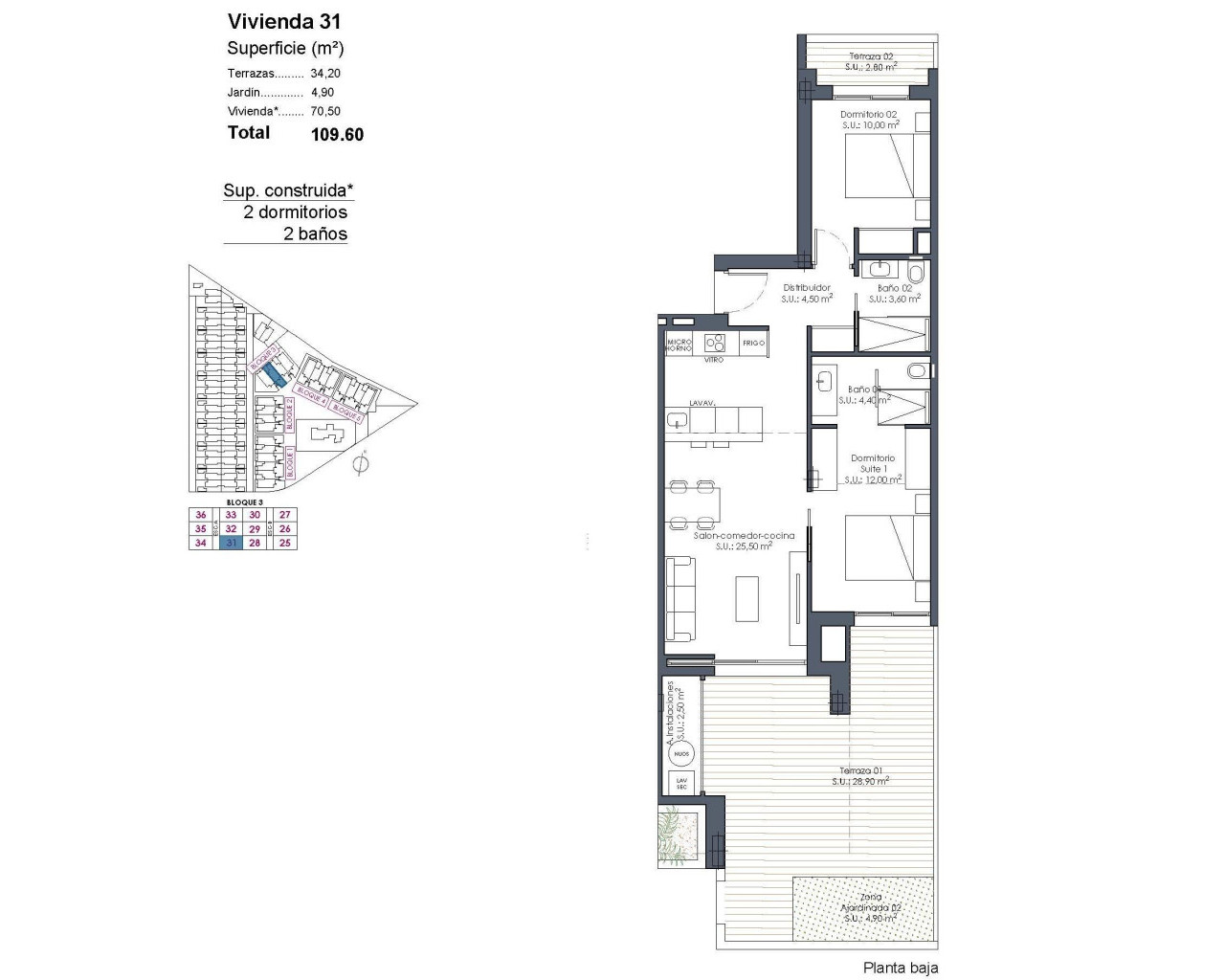 New Build - Apartment - Los Alcázares - Serena Golf