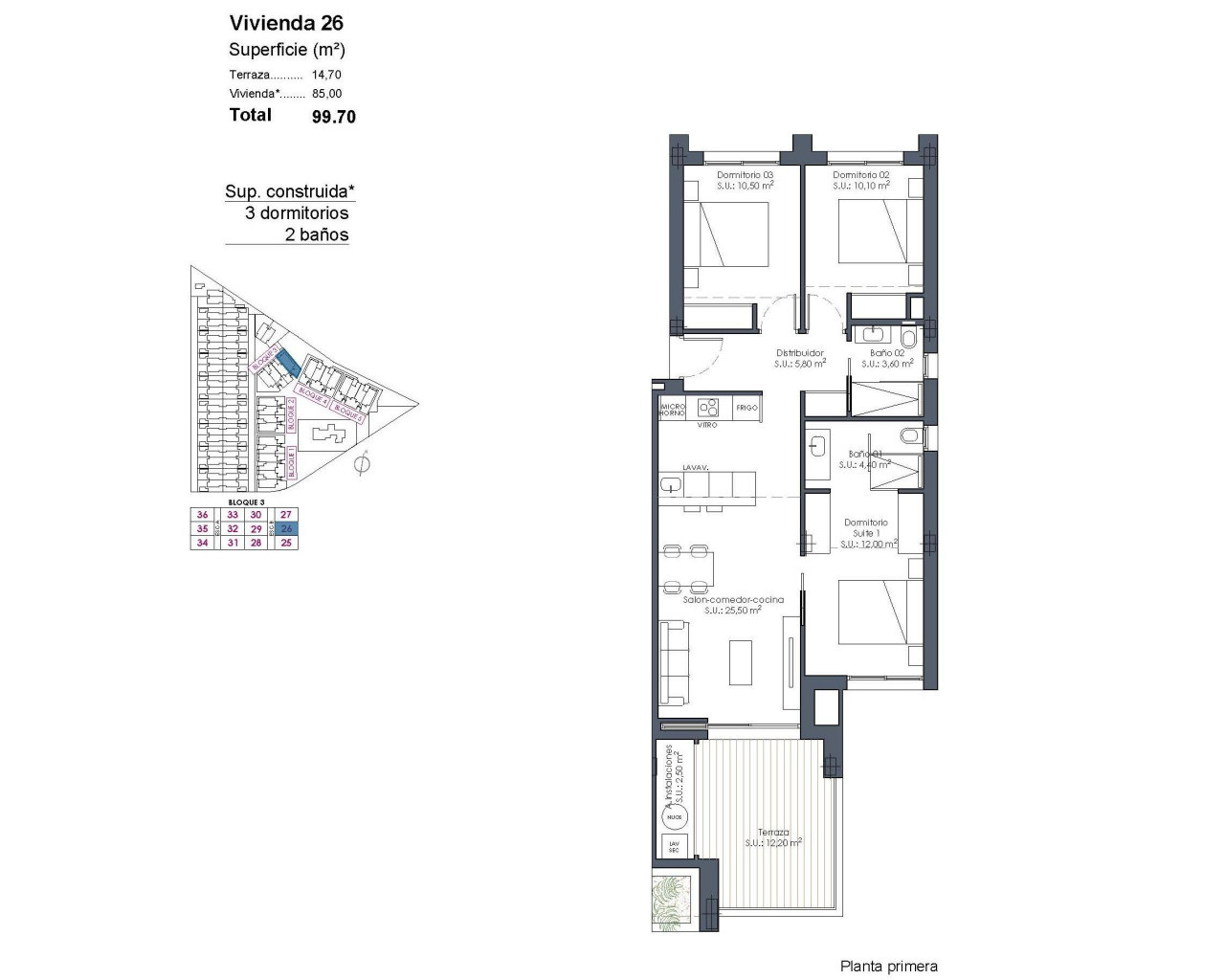 New Build - Apartment - Los Alcázares - Serena Golf