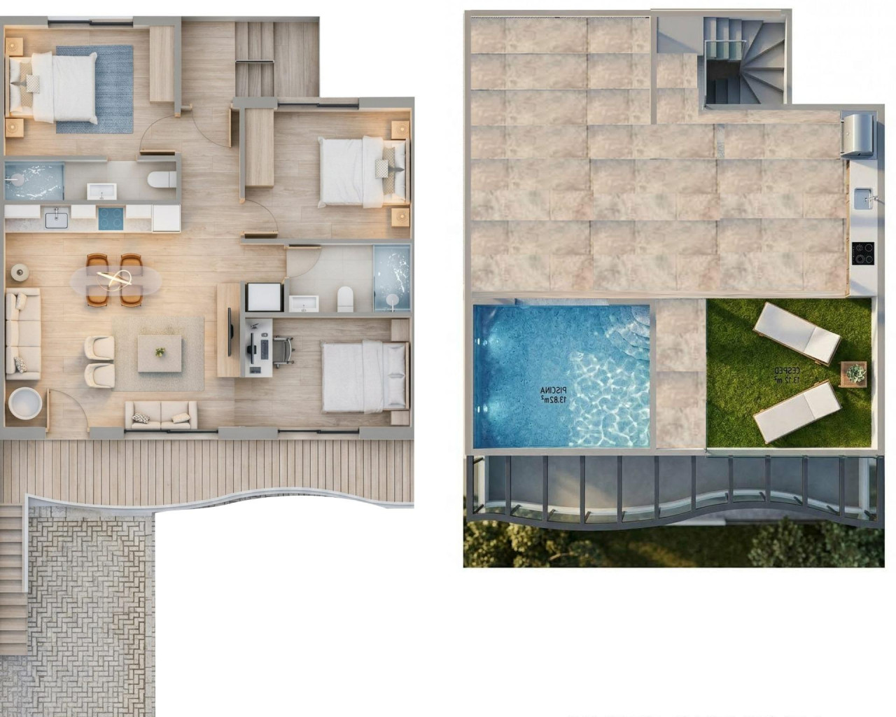 New Build - Bungalow - Pilar de la Horadada - parques de Andromeda