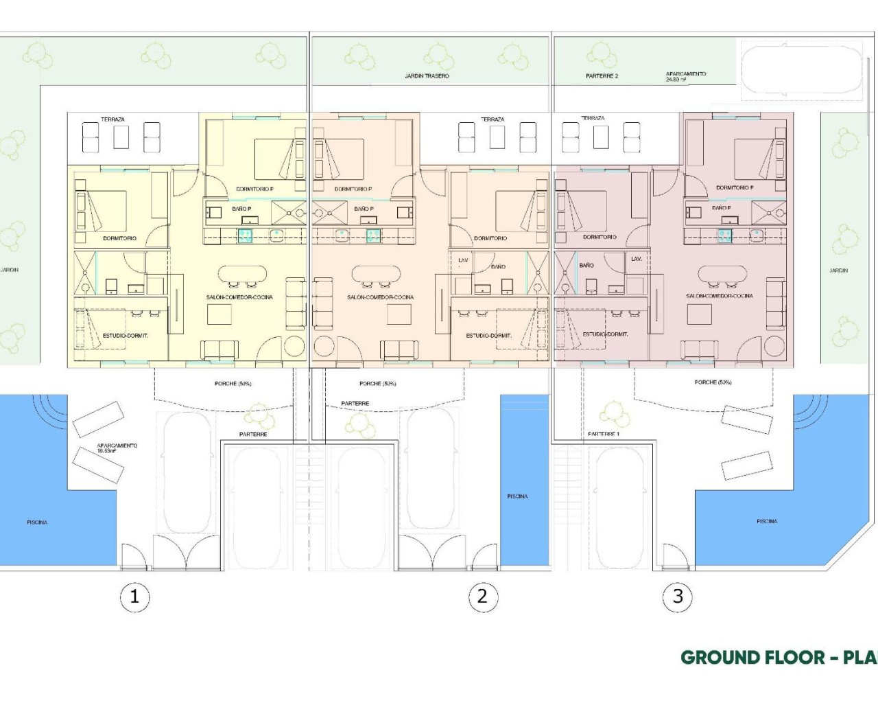 New Build - Bungalow - Pilar de la Horadada - parques de Andromeda