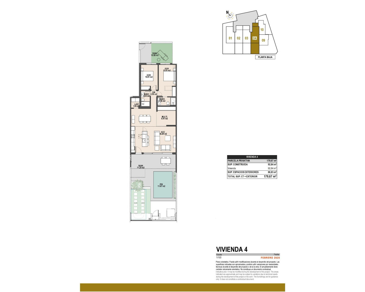 New Build - Bungalow - Pilar de la Horadada - parques de Andromeda