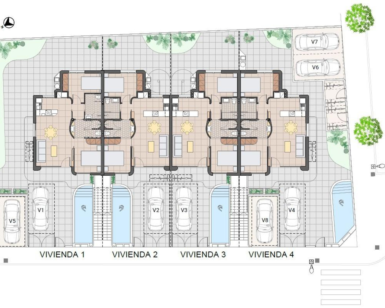New Build - Bungalow - Pilar de la Horadada - Zona Pueblo