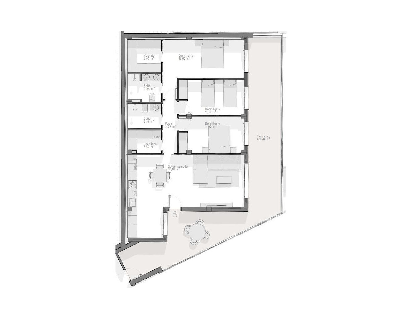 New Build - Lägenhet - Águilas - Playa del Hornillo