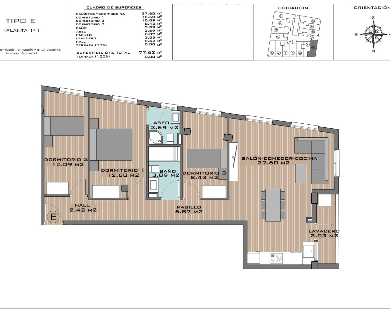New Build - Lägenhet - Algorfa - Pueblo