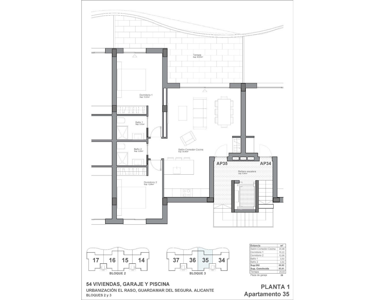 New Build - Lägenhet - Guardamar del Segura - EL RASO
