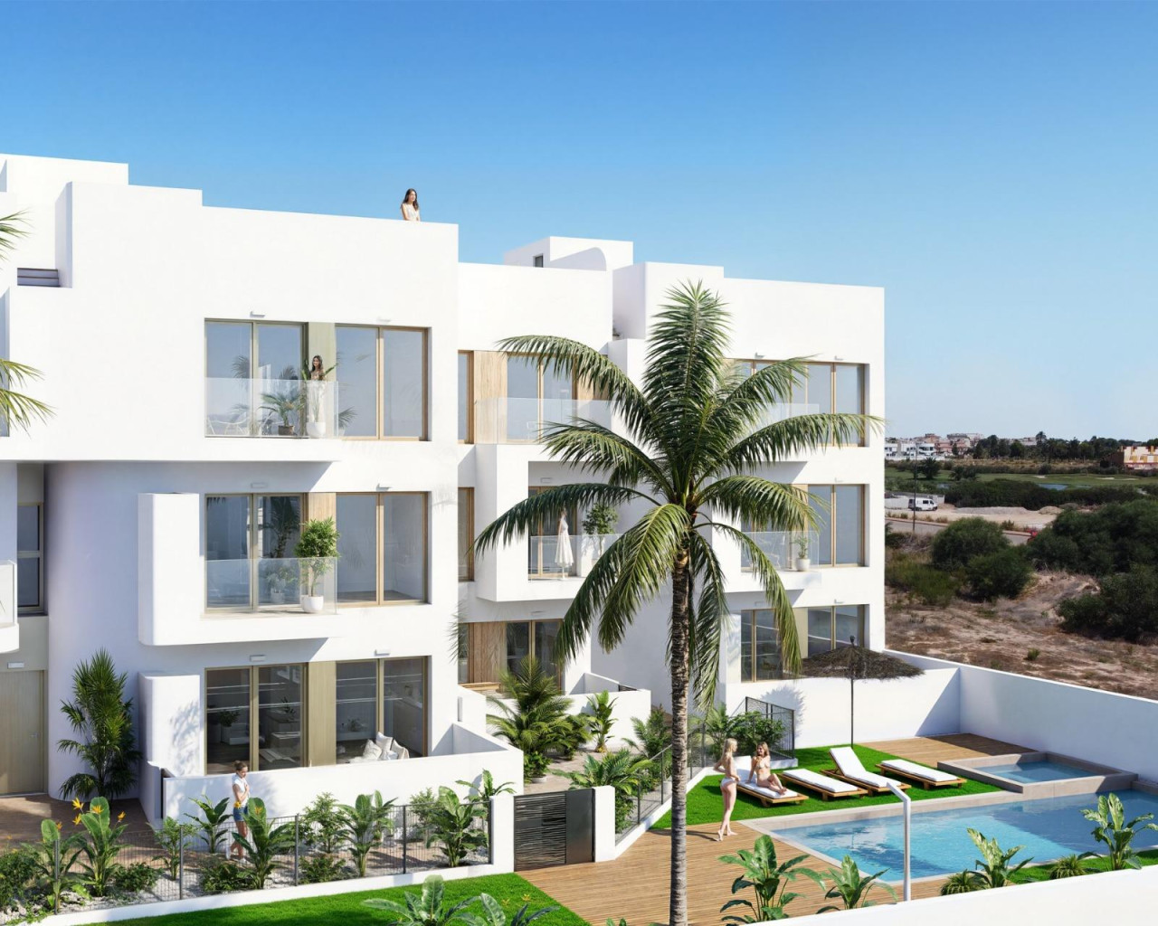 New Build - Lägenhet - Los Alcázares - Serena Golf