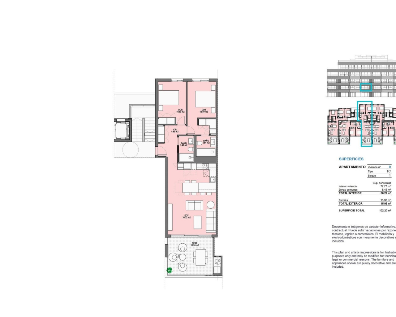 New Build - Lägenhet - Torre Pacheco - Santa Rosalia Lake And Life Resort