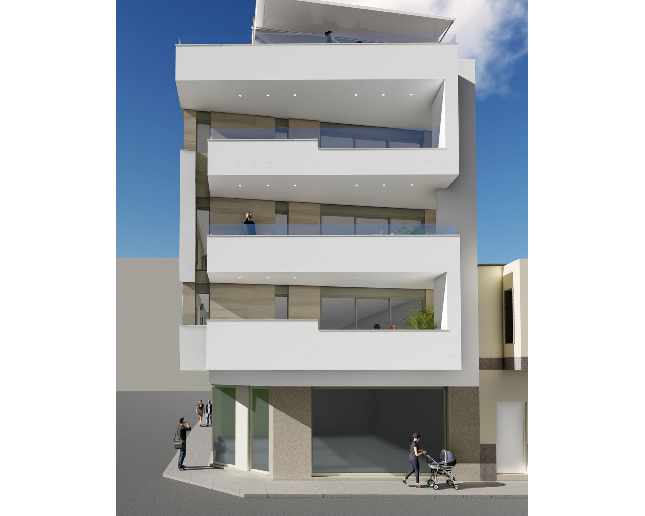 New Build - Lägenhet - Torrevieja - Playa del Cura