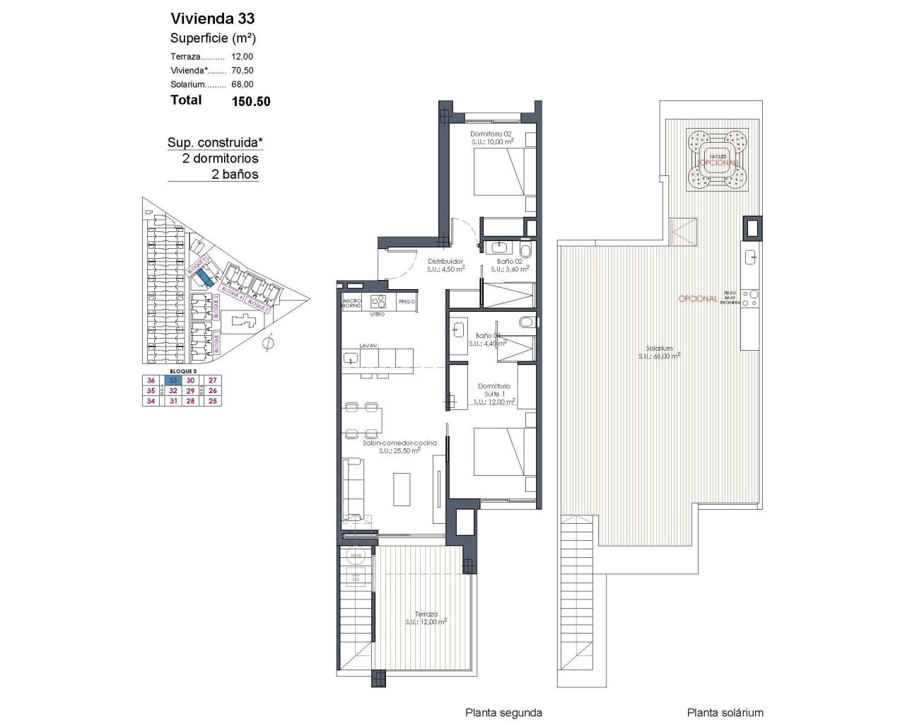 New Build - Penthouse - Los Alcázares - Serena Golf