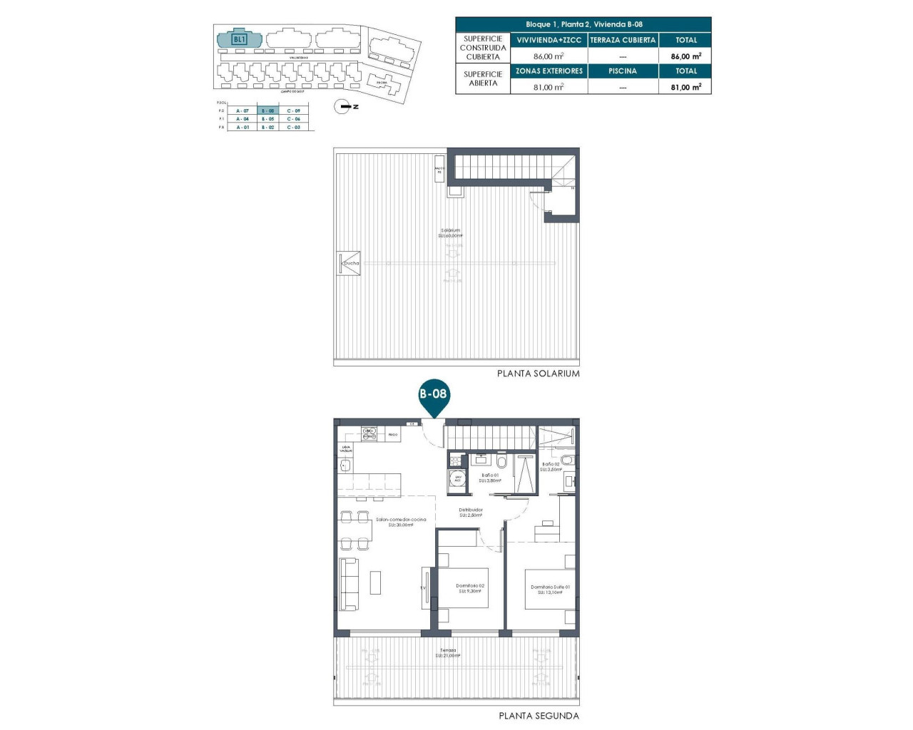 New Build - Penthouse - Los Alcázares - Serena Golf