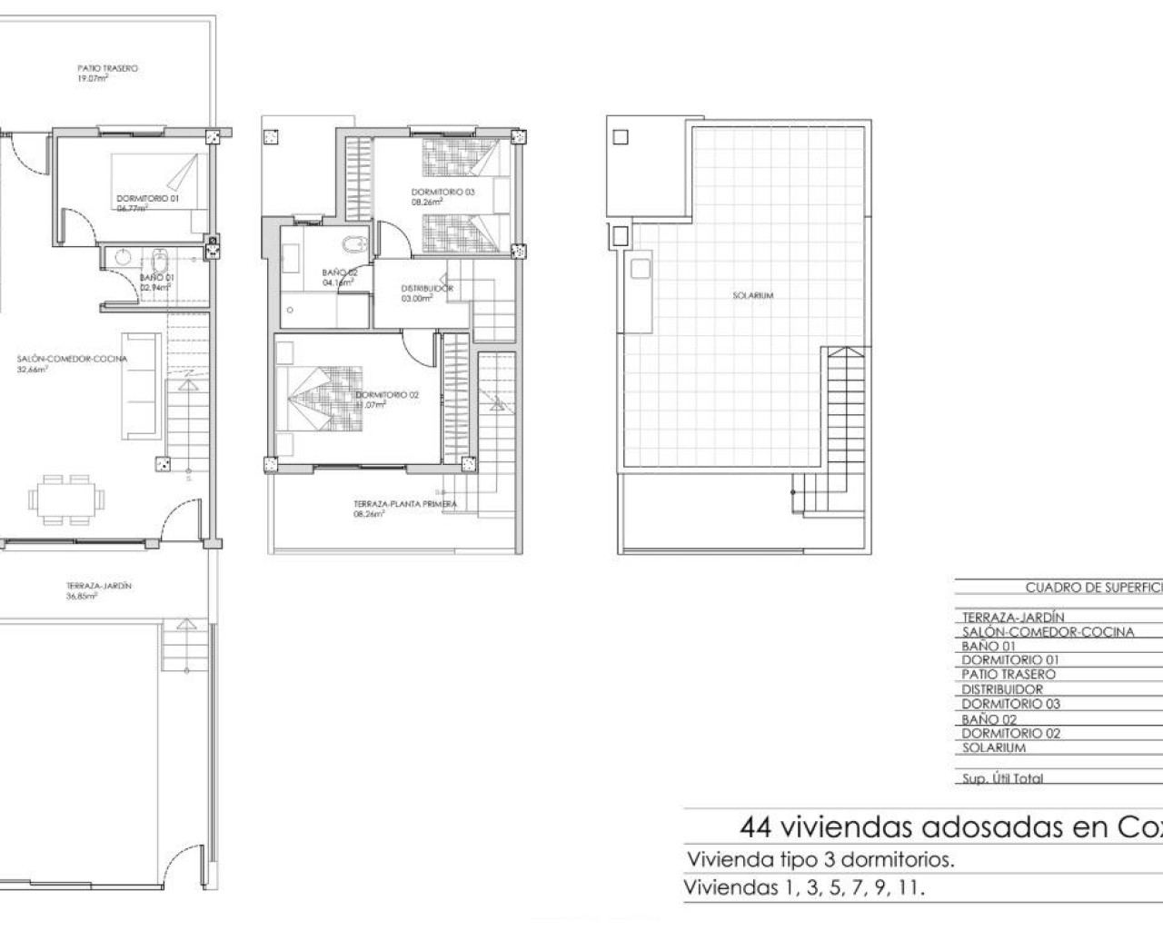 New Build - Town house - Cox - Sin Zona