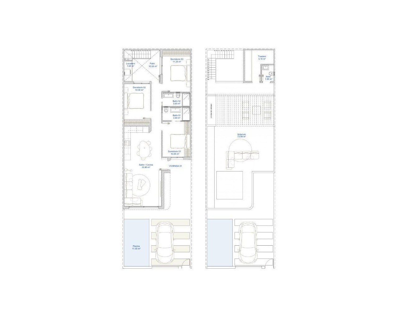 New Build - Town house - San Pedro del Pinatar - Pueblo