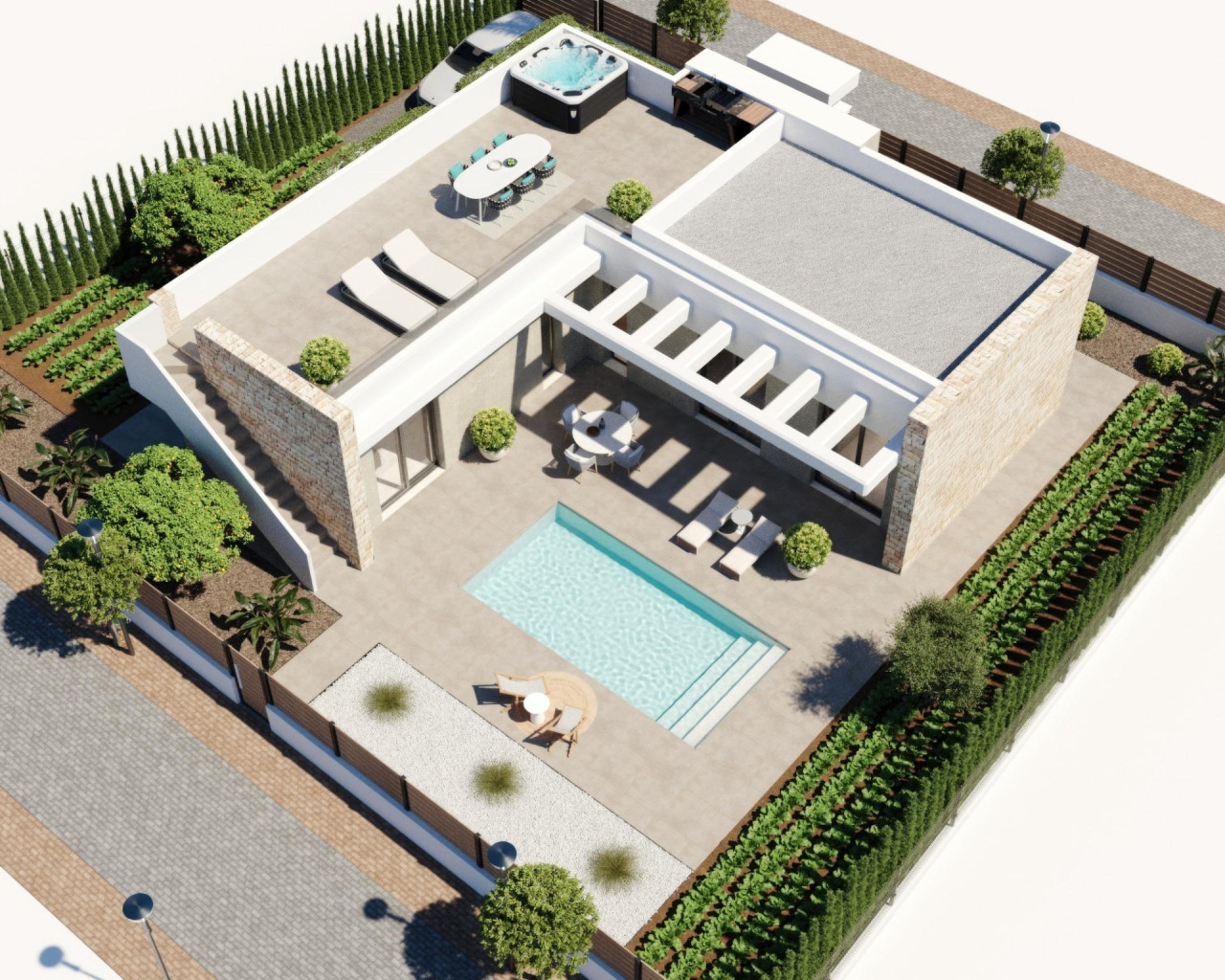New Build - Villa - Fuente Álamo - Hacienda del Alamo
