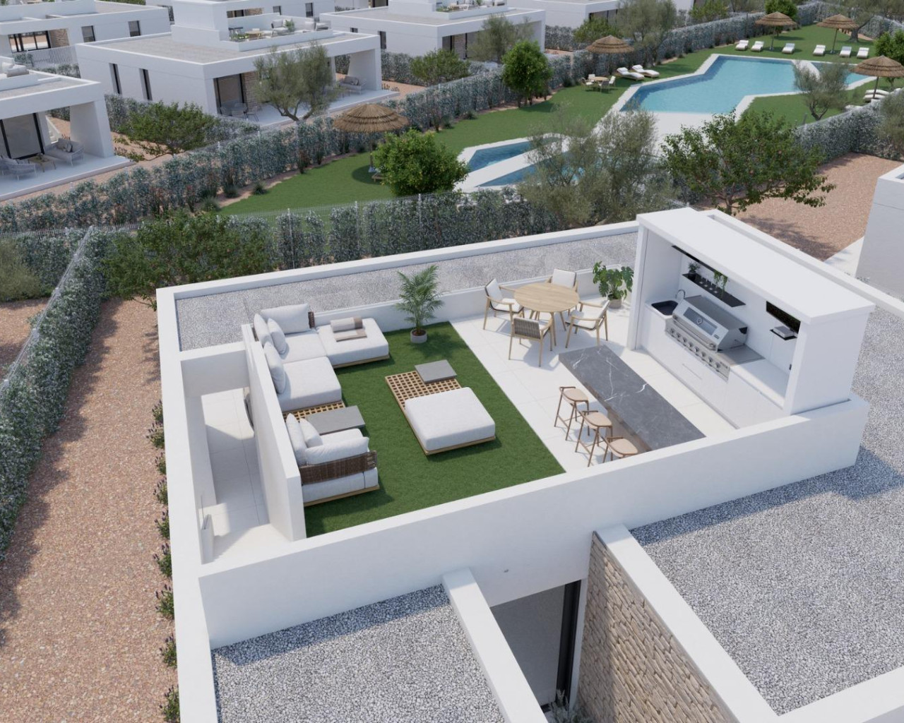 New Build - Villa - Fuente Álamo - Hacienda del Alamo