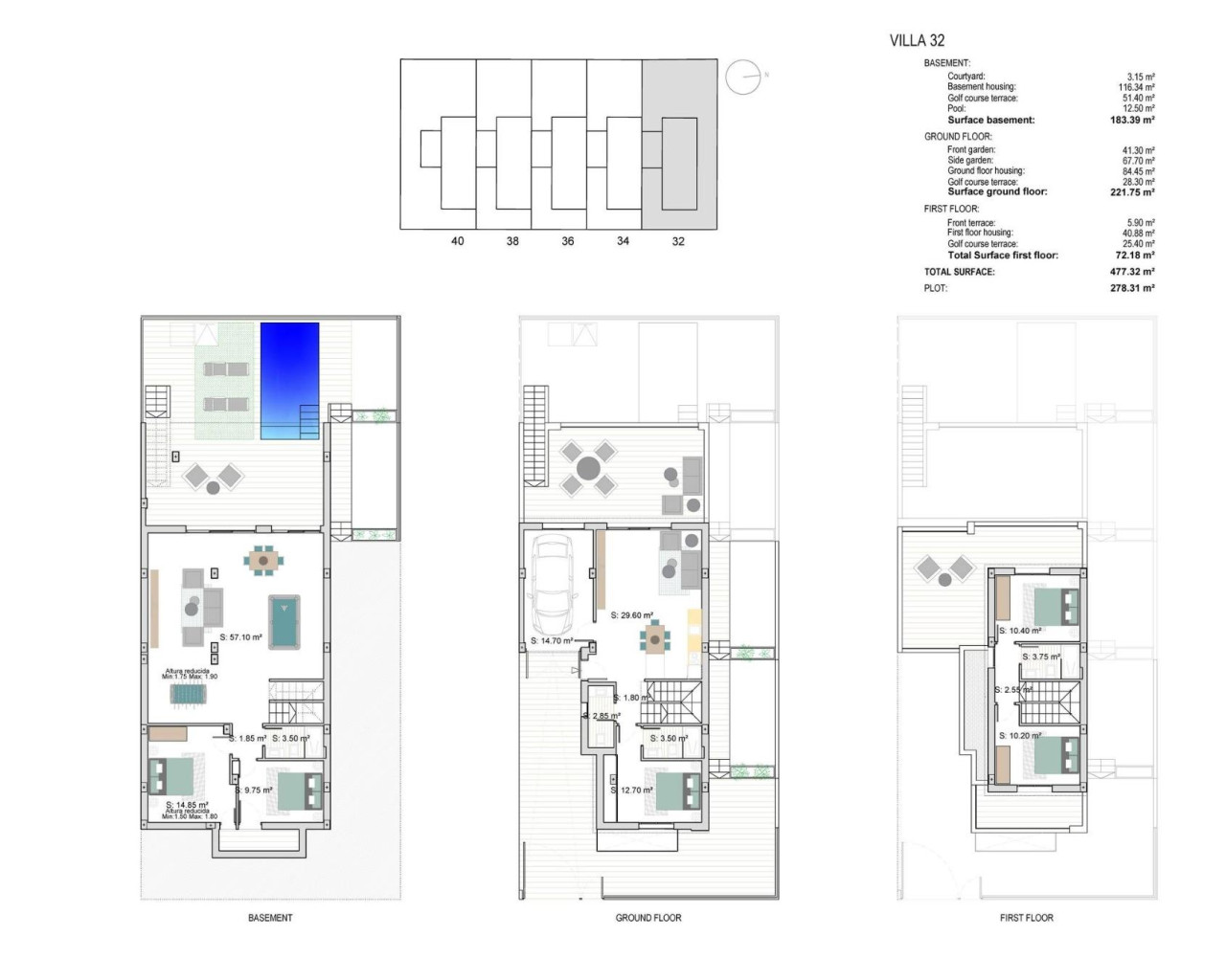 New Build - Villa - Los Alcázares - Serena Golf