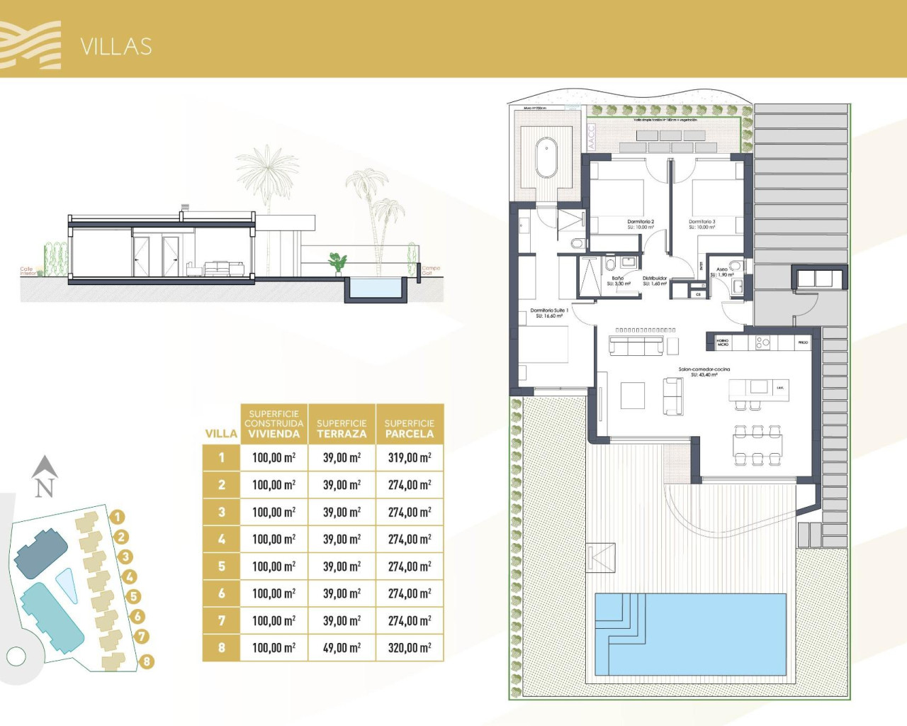 New Build - Villa - Los Alcázares - Serena Golf