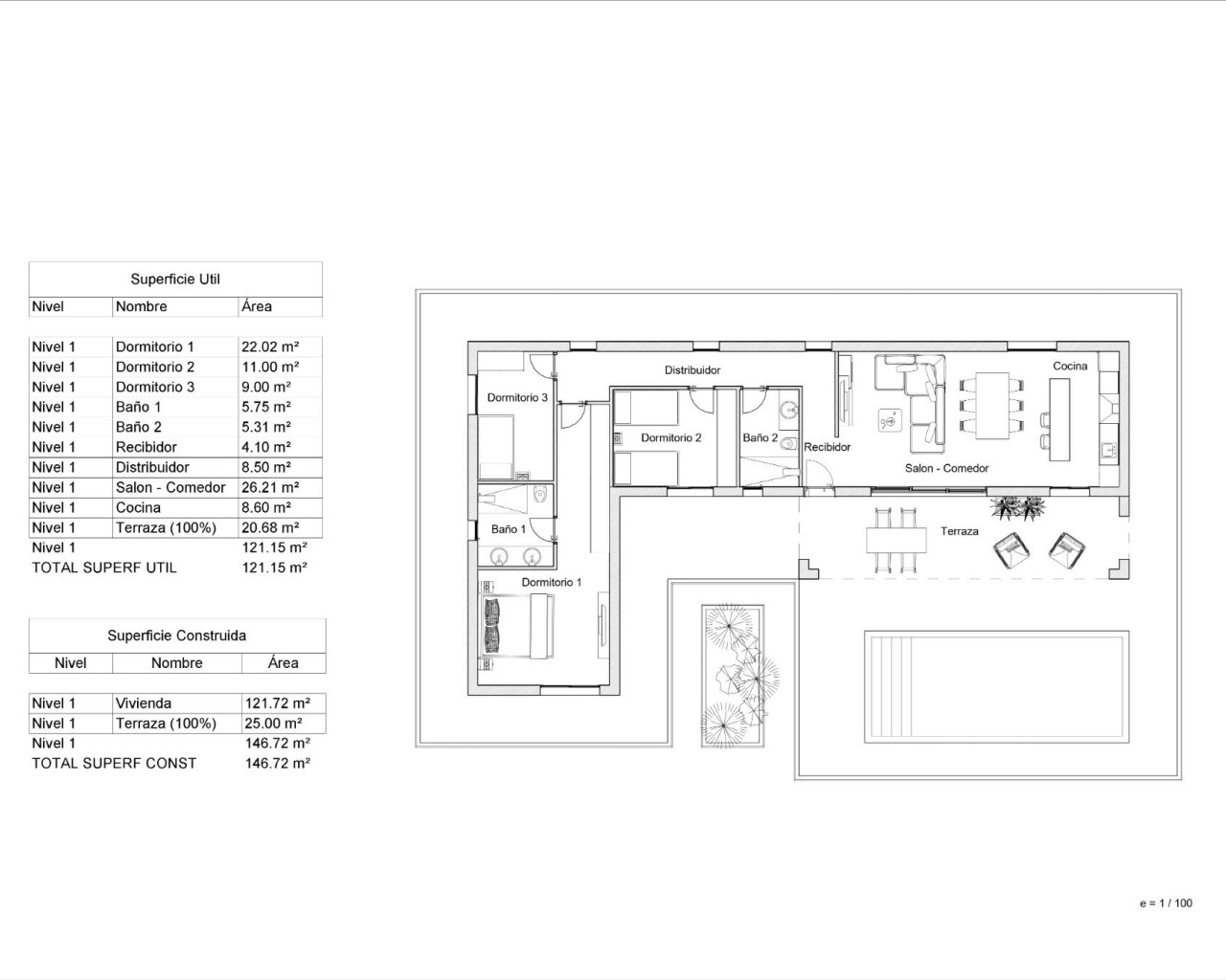 New Build - Villa - Pinoso - Lel