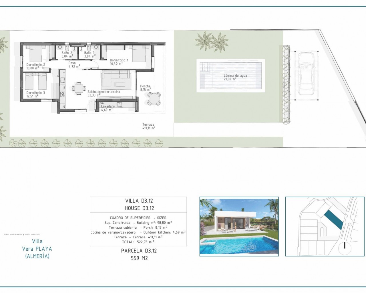 New Build - Villa - Vera - Pueblo Salinas