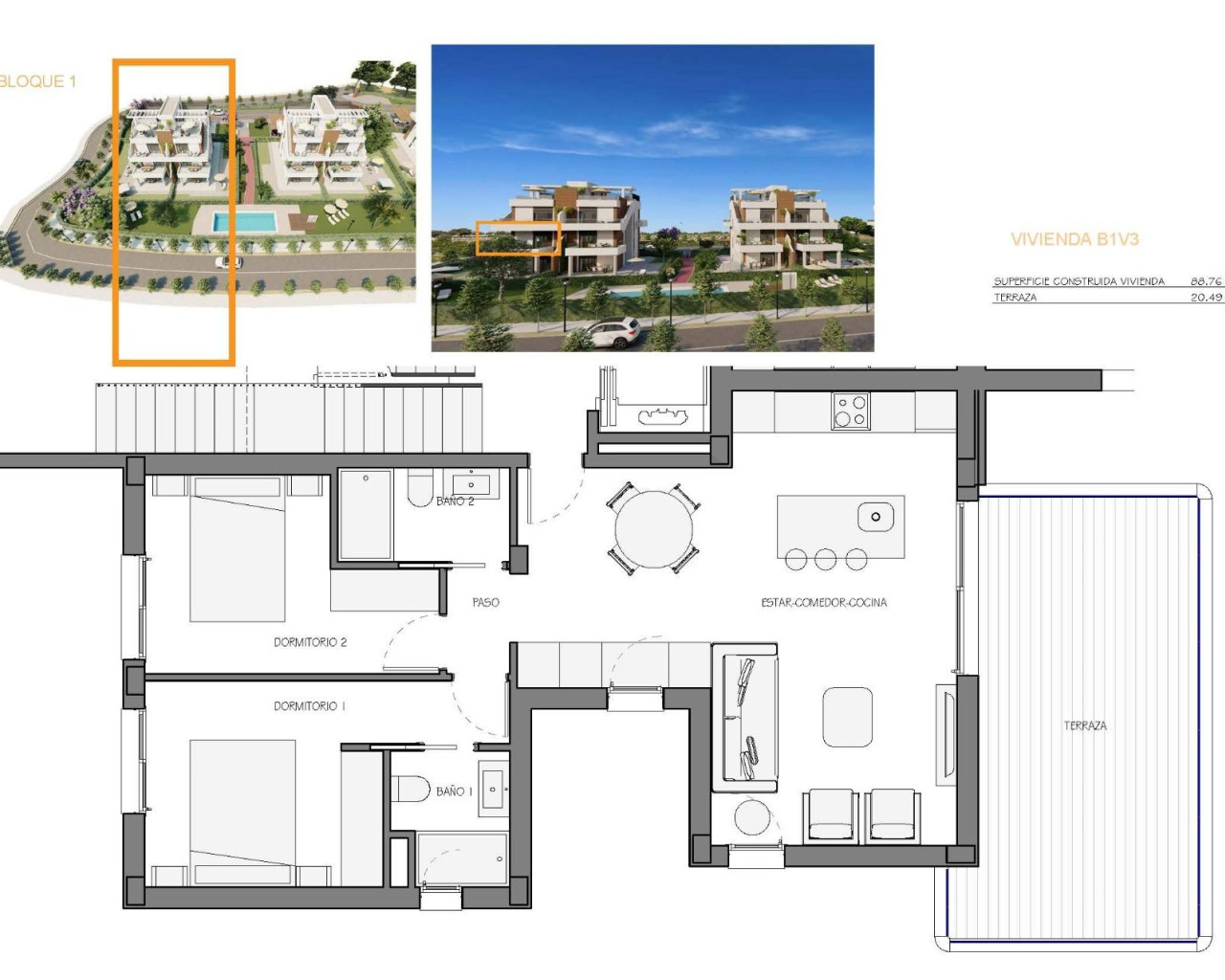 Nouvelle construction - Appartement - Fuente Álamo - Hacienda del Alamo