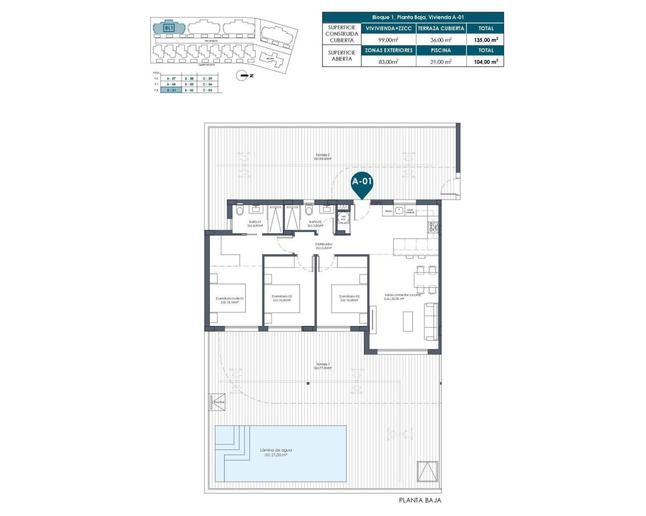 Nouvelle construction - Appartement - Los Alcázares - Serena Golf