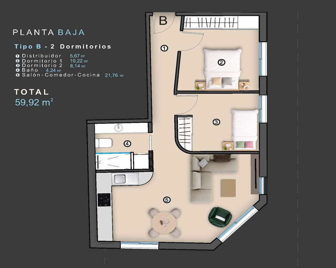 Nouvelle construction - Appartement - Torrevieja - Centro