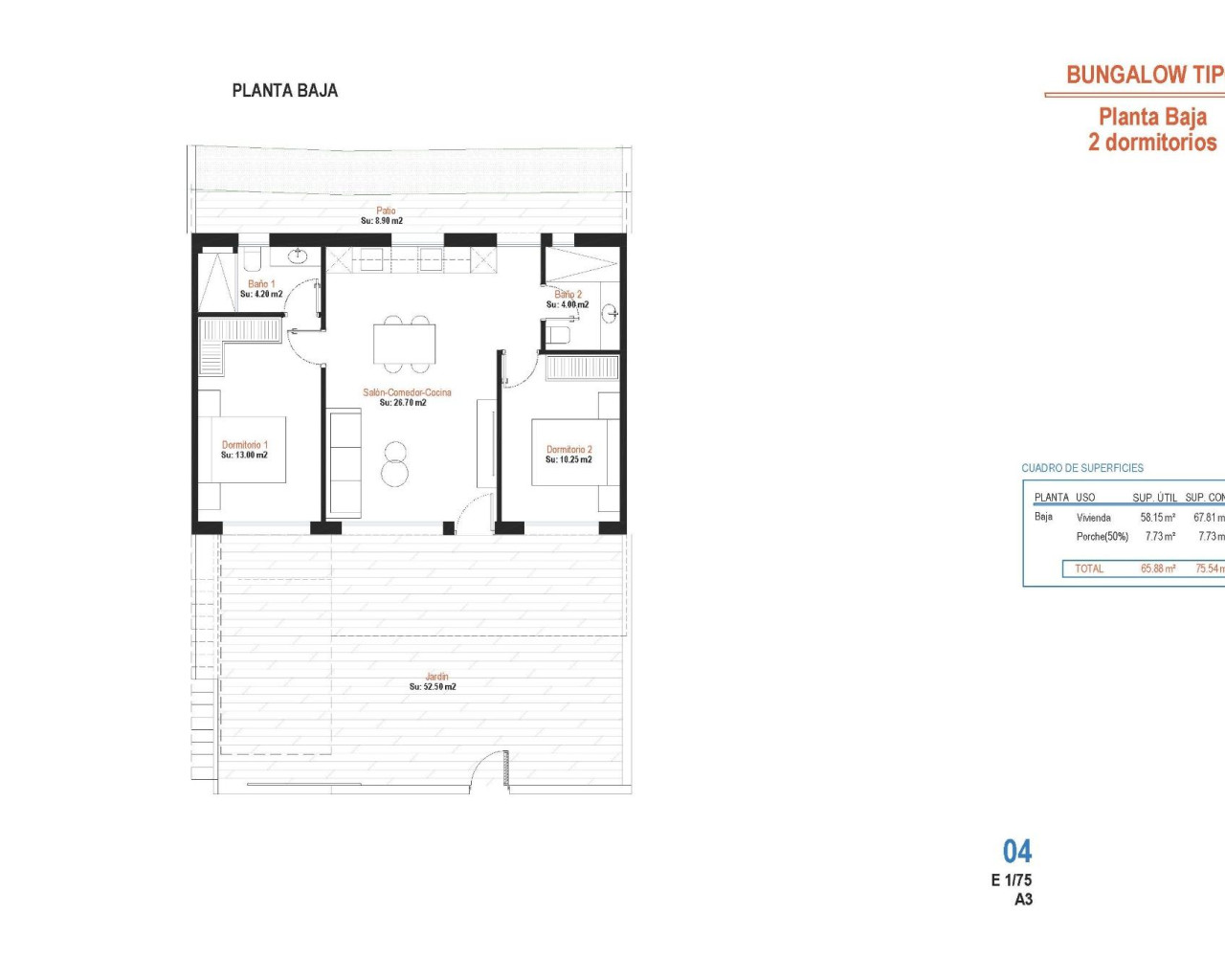 Nouvelle construction - Bungalow - Alhama de Murcia - Condado de Alhama