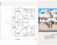 Nouvelle construction - Bungalow - San Pedro del Pinatar - Los Peñascos