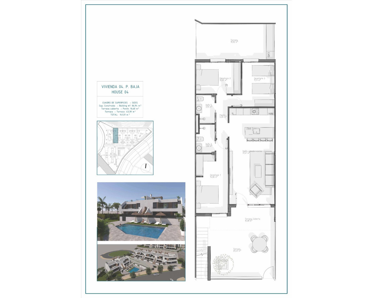 Nouvelle construction - Bungalow - Vera - Pueblo Salinas