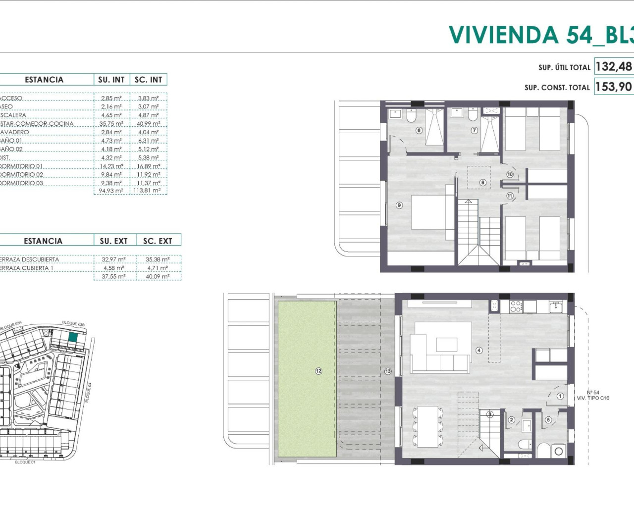 Nouvelle construction - Penthouse - Monforte del Cid - Alenda Golf