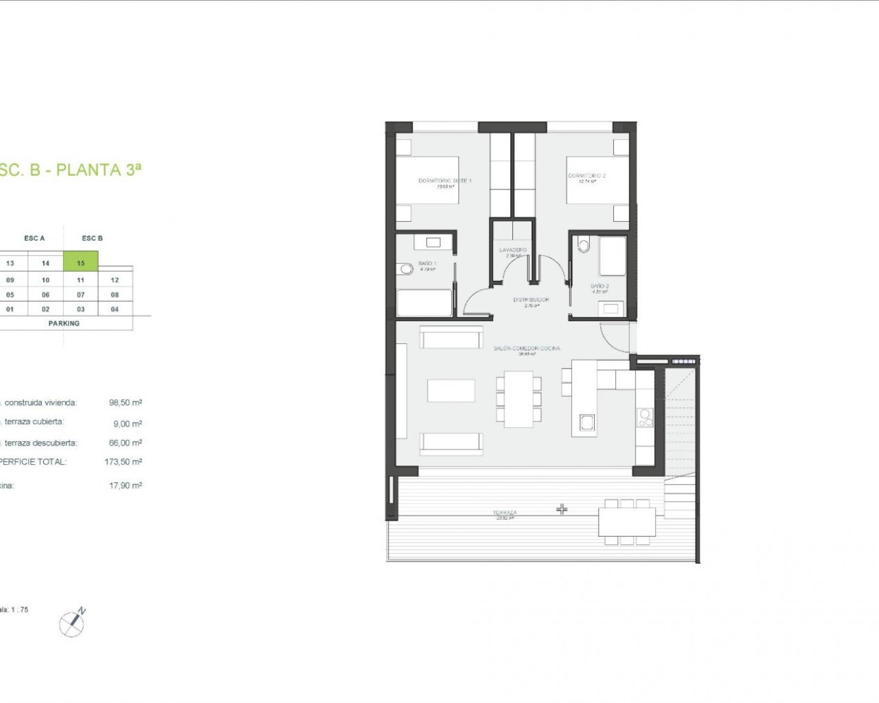 Nouvelle construction - Penthouse - Orihuela - Las Colinas Golf