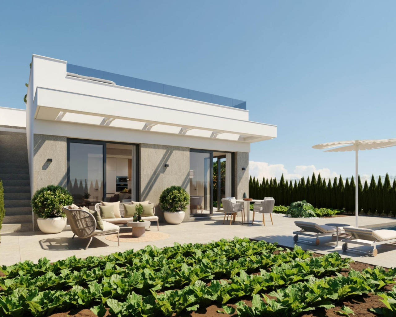Nouvelle construction - Villa - Fuente Álamo - Hacienda Del Álamo Golf