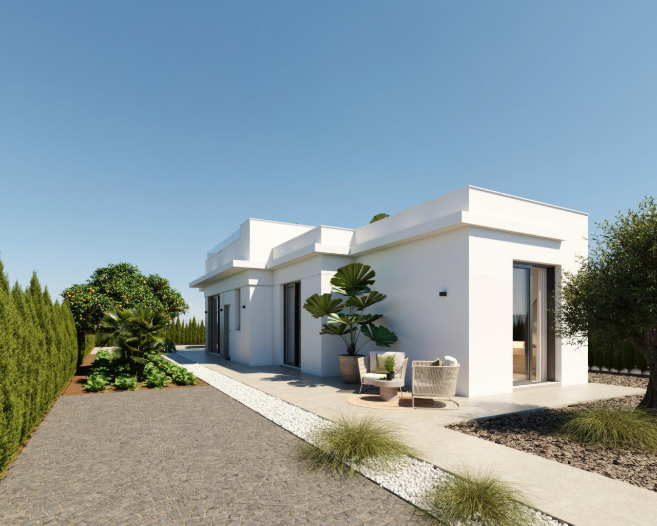 Nouvelle construction - Villa - Fuente Álamo - Hacienda Del Álamo Golf