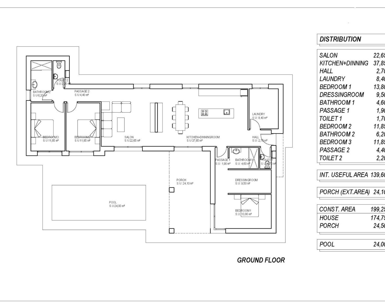 Nouvelle construction - Villa - Pinoso - Campo