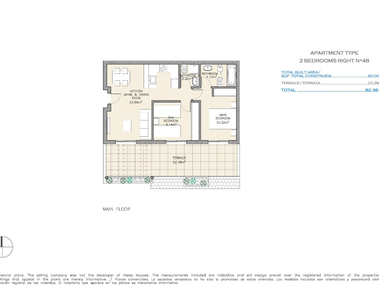 Nueva construcción  - Apartamento - Águilas - Collados