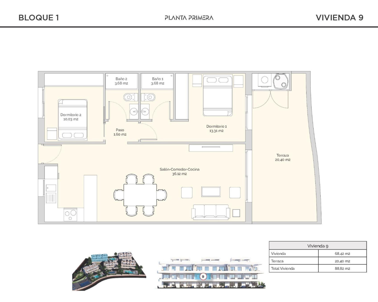 Nueva construcción  - Apartamento - Finestrat - Golf Piug Campana