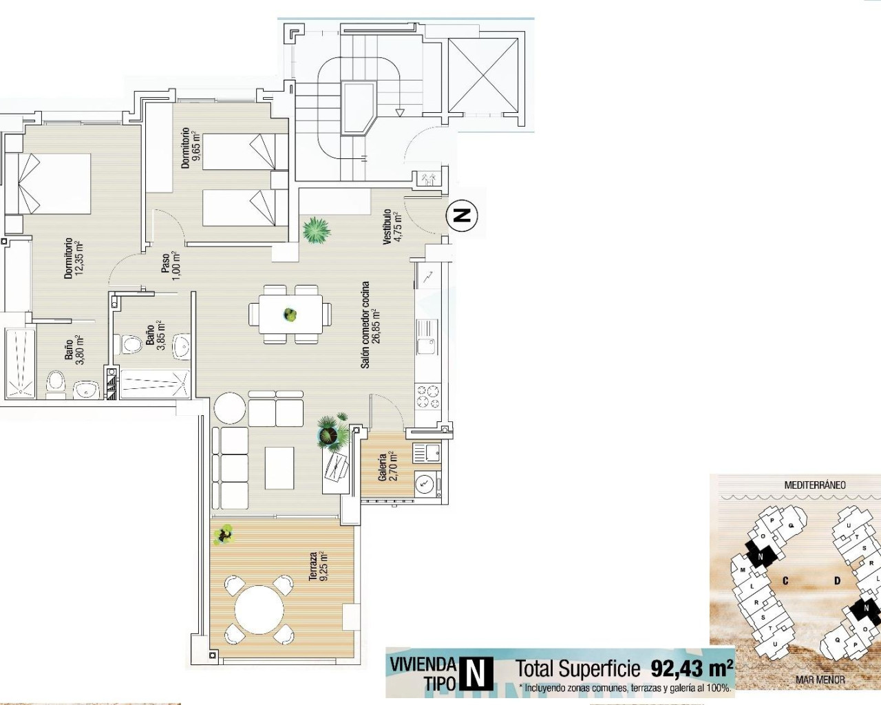 Nueva construcción  - Apartamento - La Manga del Mar Menor - LA MANGA