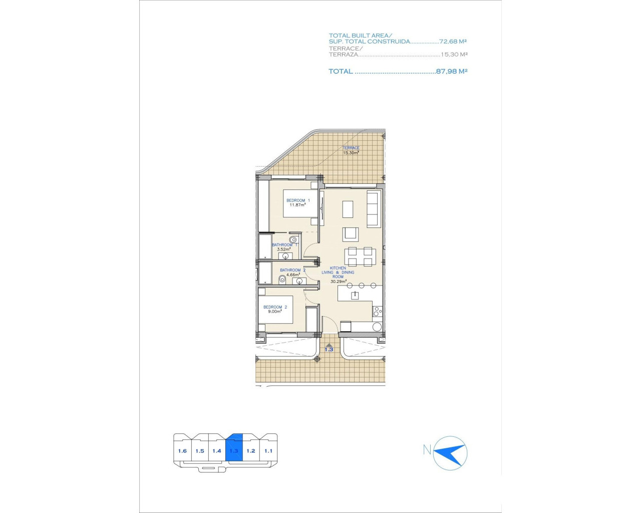 Nueva construcción  - Apartamento - Los Alcázares - Serena Golf