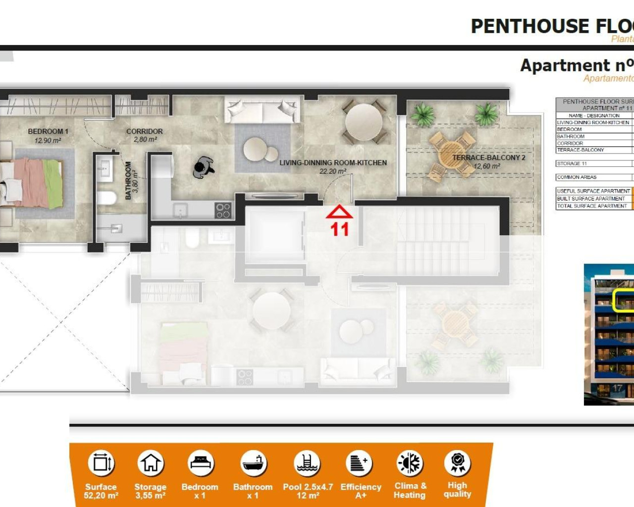Nueva construcción  - Atico - Torrevieja - Playa del Acequión