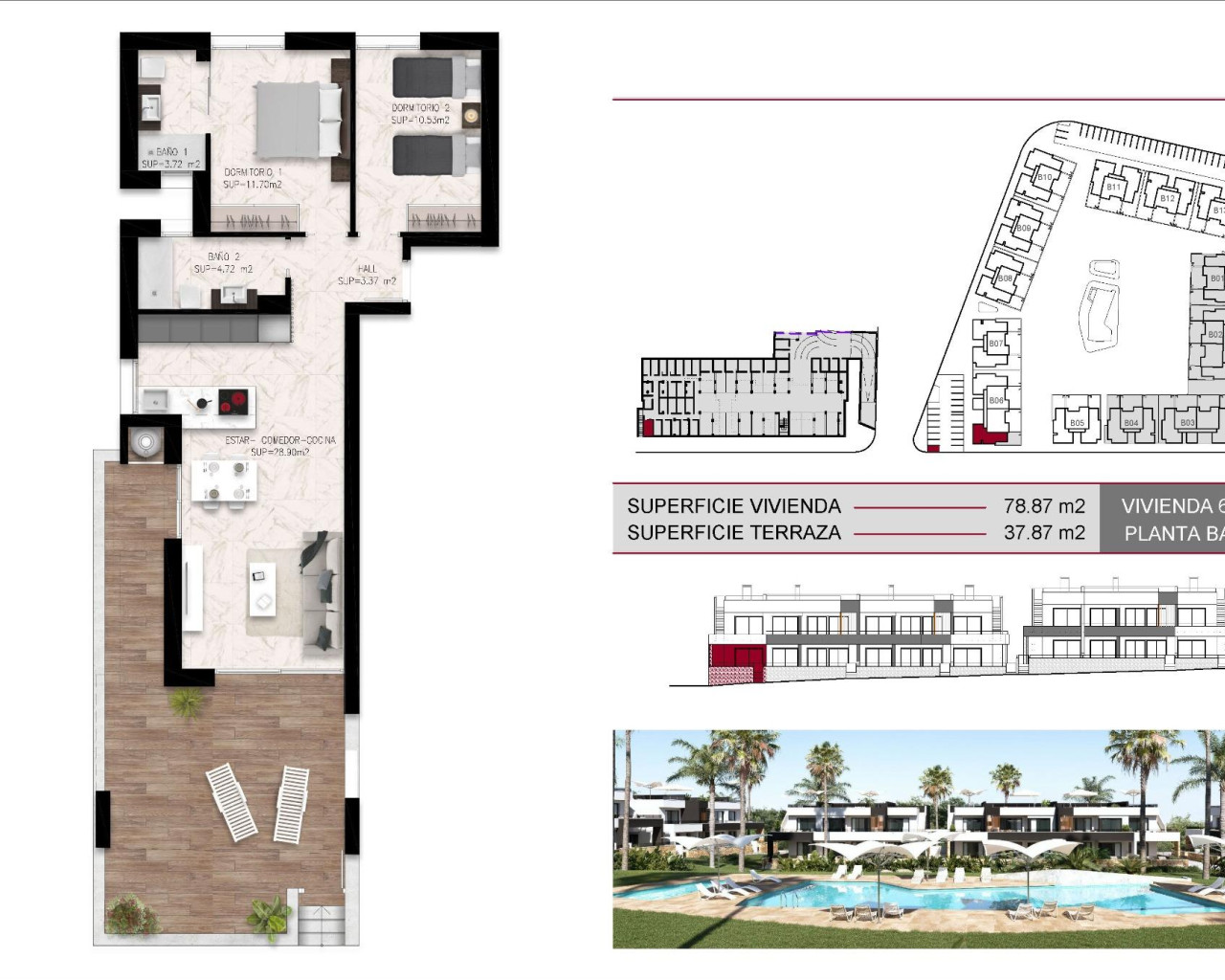 Nueva construcción  - Bungalow - Ciudad Quesada - Lo Marabú