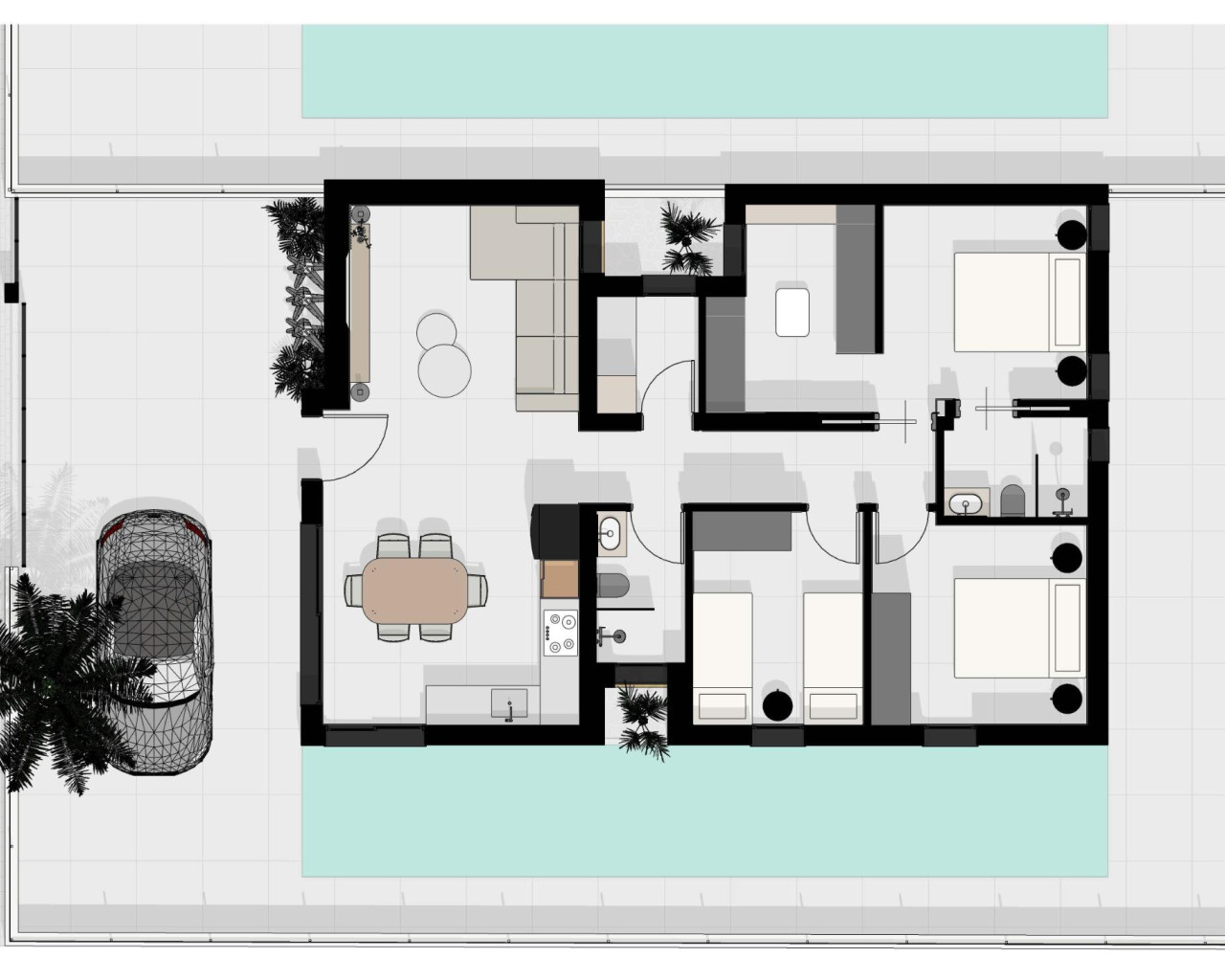 Nueva construcción  - Chalet - Benijofar - Urb. Monteazul