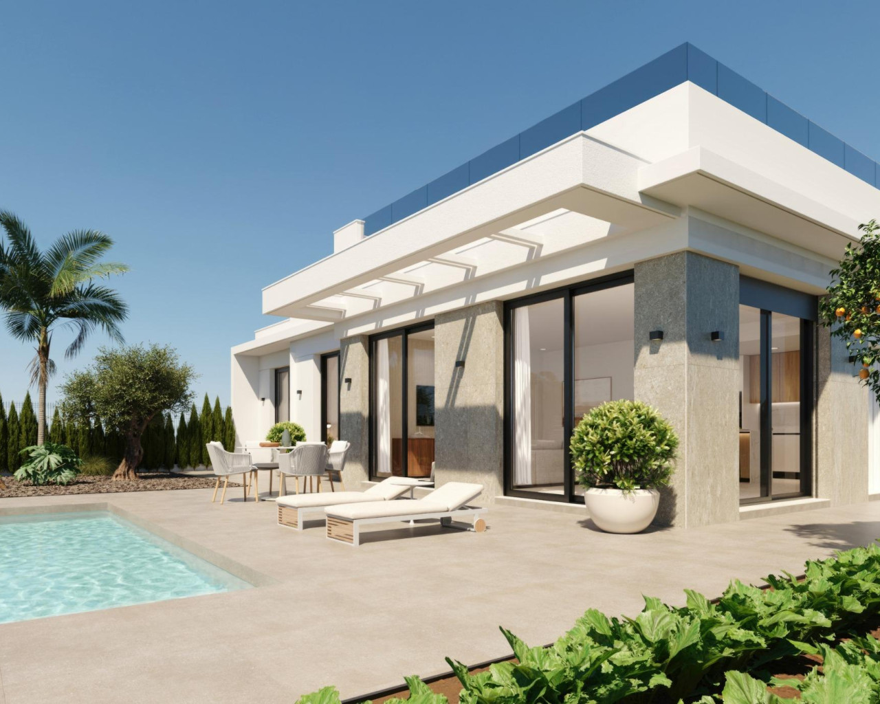 Nueva construcción  - Chalet - Fuente Álamo - Hacienda Del Álamo Golf