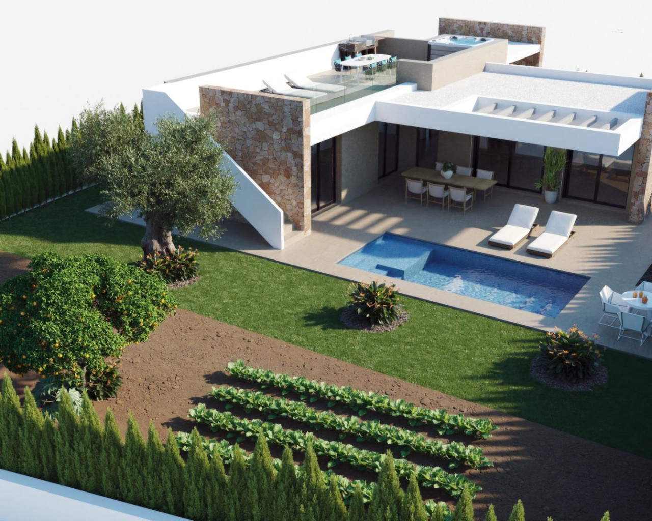 Nueva construcción  - Chalet - Fuente Álamo - Hacienda del Alamo