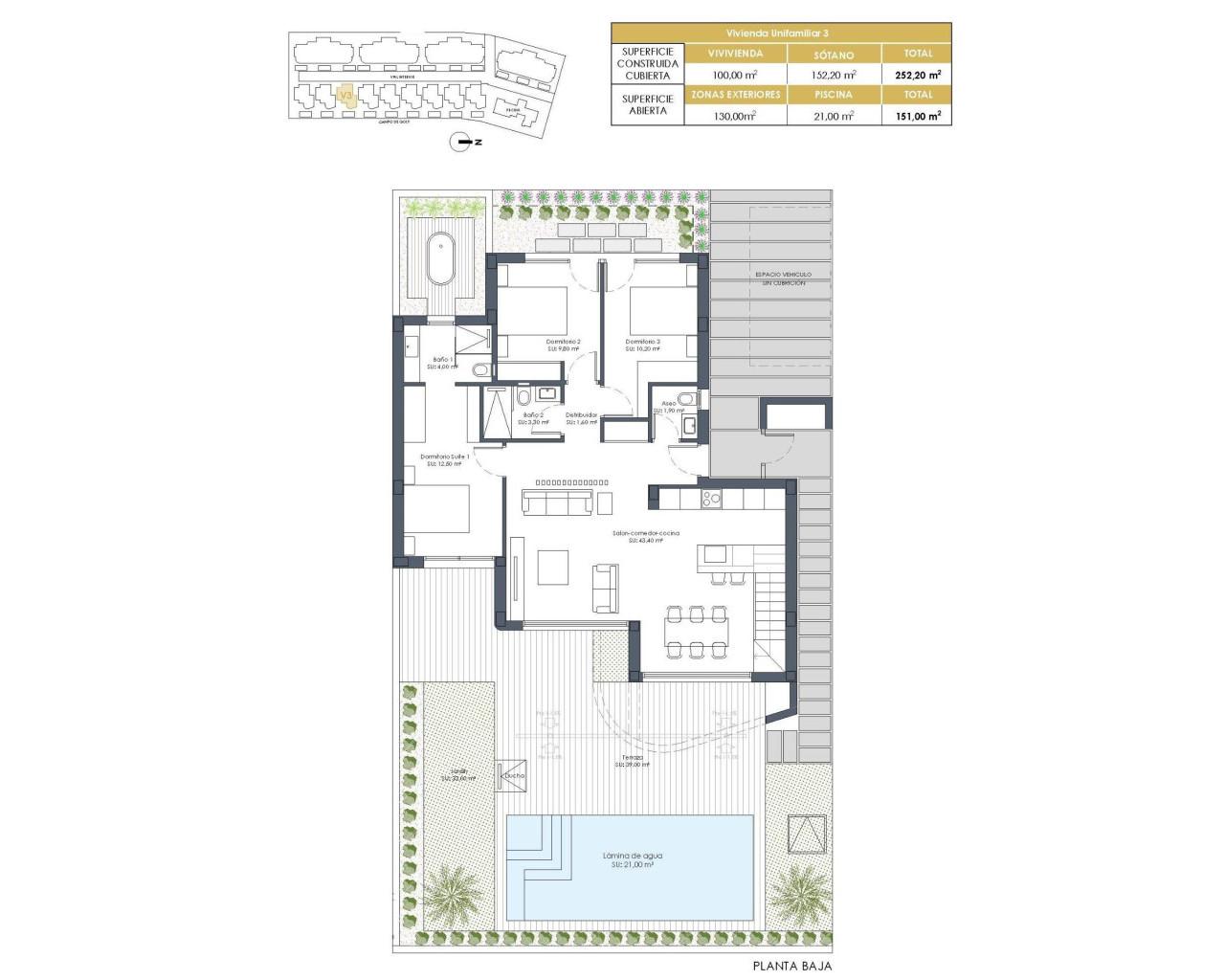 Nueva construcción  - Chalet - Los Alcázares - Serena Golf