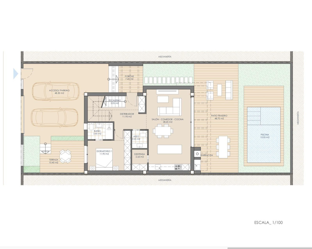 Nueva construcción  - Chalet - San Juan de los Terreros - Las Mimosas