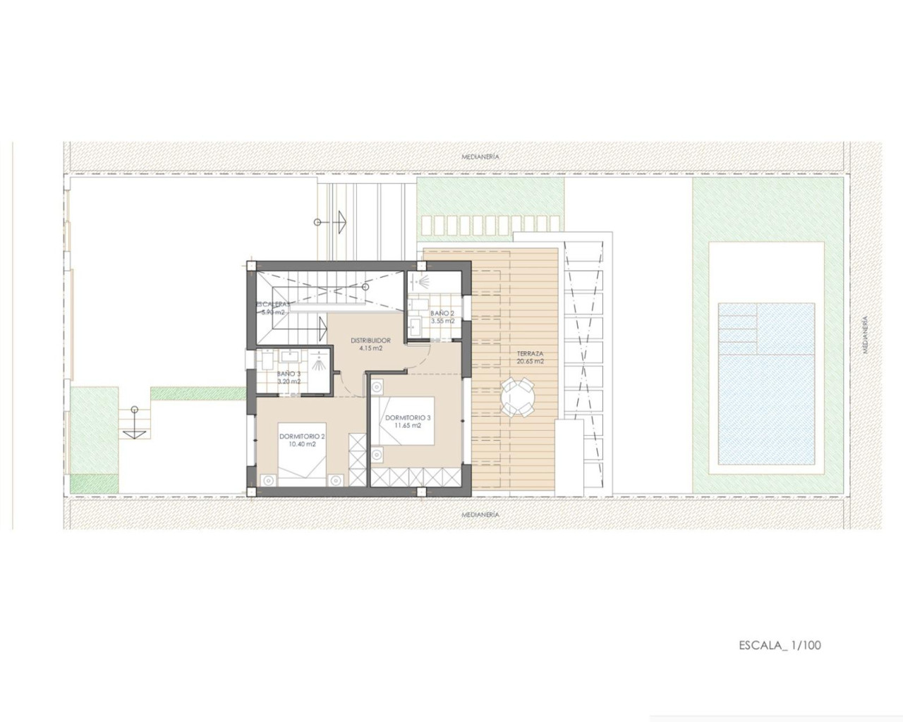 Nueva construcción  - Chalet - San Juan de los Terreros - Las Mimosas