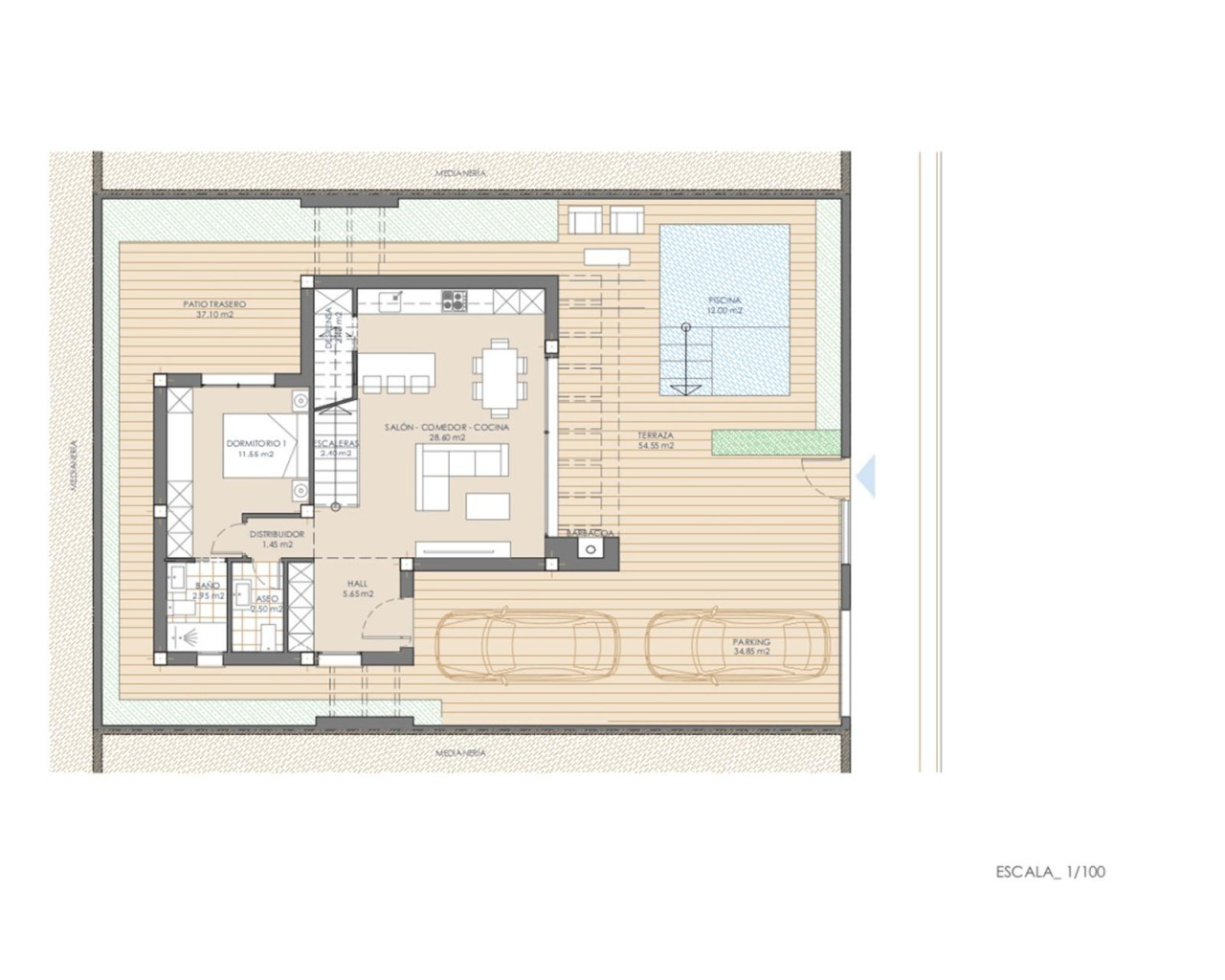 Nueva construcción  - Chalet - San Juan de los Terreros - Las Mimosas