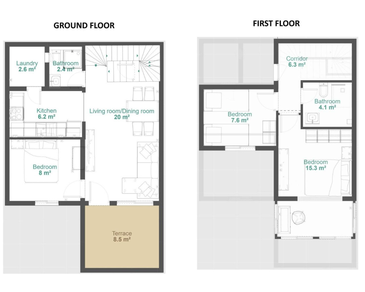 Revente - Terraced house - Orihuela - Urbanización Perla del Mar