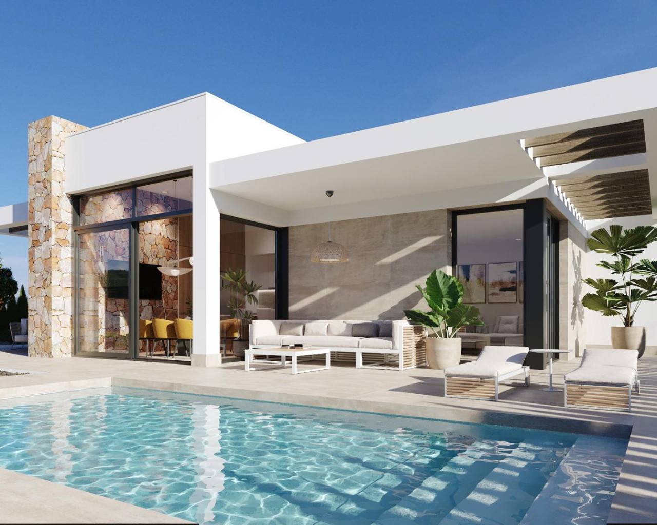 Villa - New Build - Fuente Álamo - RSL-33442