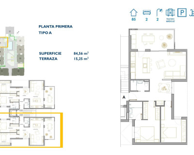 New Build - Lägenhet - San Pedro del Pinatar - Pueblo